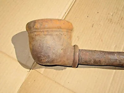 Antique Cast Iron Hand Well Pump Water Diverter Cup With 40  Pipe • $60