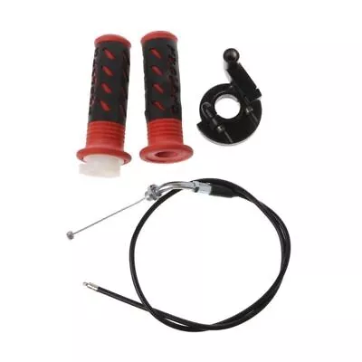 Twist Throttle Accelerator Grip + Cable For Quad Pocket 47cc 49cc Mini Dirt Bike • $13.94