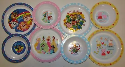 BRAND NEW Childrens Character Officially Licenced Plastic Melamine Plate Or Bowl • £2.99