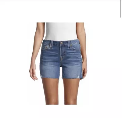 True Religion Jayde Denim Shorts. NWT. Size 24. Retail- $159 • $75