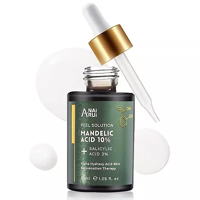 ANAI RUI Mandelic Acid 10% With Salicylic Acid 2% Tea Tree Oil AHA BHA Skin Ex • $24.45