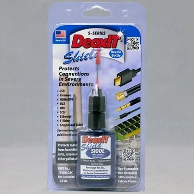 Caig S100L-25C Deoxit Shield 25ml Needle Bottle • £39.95