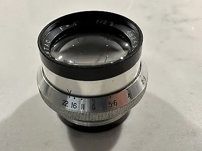 Dallmeyer PENTAC F=4'' F/2.9 - Fast 100mm F2.9 Large Format Lens - RARE ITEM! • £450