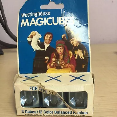 Vtg Westinghouse Magicubes Camera Flashes NIB • $10.15