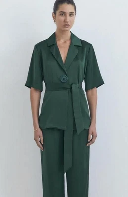 Viktoria Woods Chorus Shirt Sz 0 (6-8) In Forest Green • $280