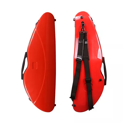 4/4 Violin Case Carbon Fiber Violin Box Strong Light With Password Lock(Red) • $112.80