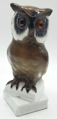 West Germany Vintage Gerold Porzellan Owl On Books Figurine • $10.99