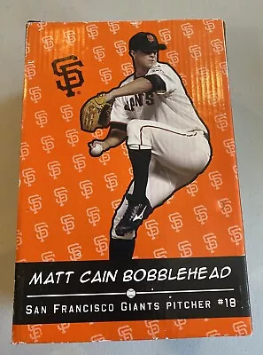 Matt Cain  Bobblehead Nib 2008 San Francisco Giants 50th Year Anniversity Sga • $25