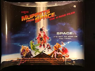 Muppets From Space The X Mas Files 1999 DS British Quad Movie Poster Jim Henson • $9.99