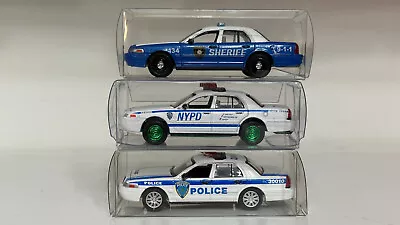 Greenlight Hot Pursuit 1/64 Ford Crown Victoria Police Interceptor 3 Cars Lot B • $9.99