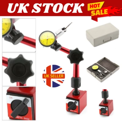 £22.36 • Buy Dial Test Indicator DTI Gauge + Magnetic Base Stand Metric Precision Clock Gauge