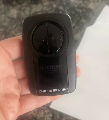Chamberlain Clicker KLIK5U MC  Black Universal Garage Door Remote Two Button • £9.32