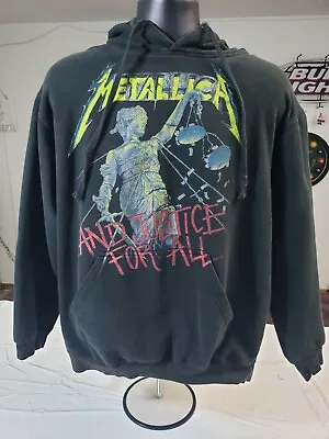 Vintage Metallica And Justice For All Sweatshirt XL Heavy Metal Legends Of Rock  • $99.99