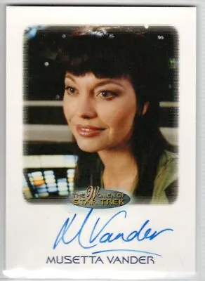 The Women Of Star Trek 2010 Musetta Vander As Derran Tahl Voyager Autograph • $29.99