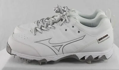 Mizuno 9-Spike Swift 7 320638.0000 White Women's Softball Metal Cleats Size 11 • $31.10