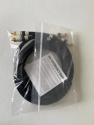 2m Monster Cable M Series M1000 Gen2 Stereo Audio RCA Interconnect Cable • $123