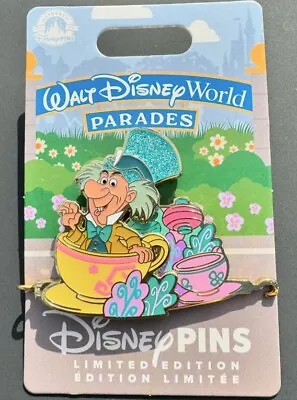 2024 Disney Parks Walt Disney World Parades Series Mad Hatter Alice LE 3000 Pin • $27.95