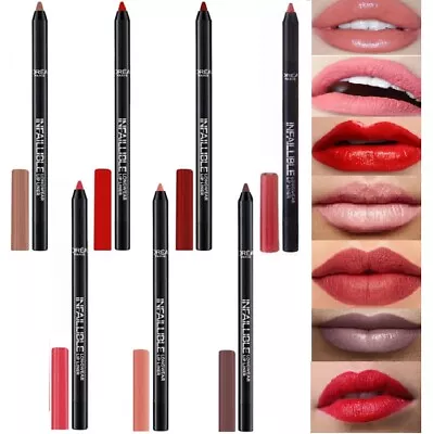 L'Oreal Infallible Contour Of Lips Lip Liner Lipstick Pencil Matching • £7.96