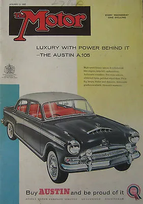 Motor Magazine 2 January 1957 Featuring Ford Zodiac Road Test Austin A50 • $9.94
