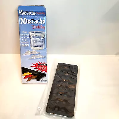 Silicone Mustache Ice Candy Chocolate Jello Shots Molds Black • $5.19