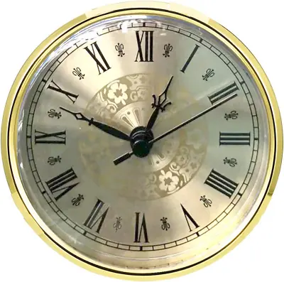 HILLHOME Mini Clock Insert 4.3 Inch(110 Mm) Round Quartz Clock Fit-Up Movement M • $15.26