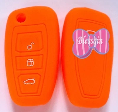 $8.99 • Buy Orange Silicone  Flip Key Cover Suits Mazda Bt50 Bt-50 Ute 2012 2013 2014 2015