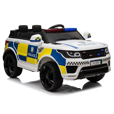 Kids Police Car Electric Ride On 2023 Model Parent Remote Control 3-8 Years • £169.99