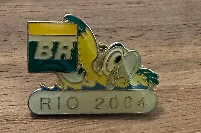 Rio 2004 Bid Mascot Parrot Swimming Brazil Olympic Team Olympic Bid Pin • $5
