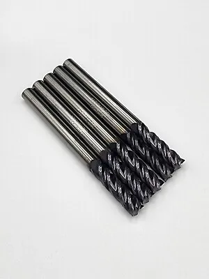 1/4  VARIABLE PITCH & HELIX SQUARE4 FLUTE CARBIDE END MILL TiAlN COATED • $16