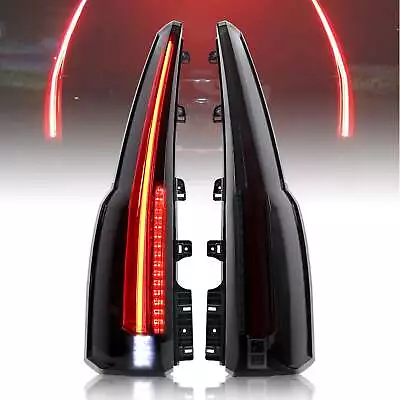 Smoked LED Tail Lights Rear Lamps For 2015-2020 Chevrolet Chevy Tahoe Suburban • $335.99