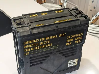 US Military Hard Plastic Waterproof Ammo Box; 14 X14 X6  • $25.50