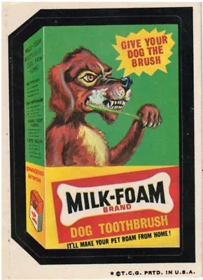 1974 Topps Original  Wacky Packages 4th Series Milk Foam • $3