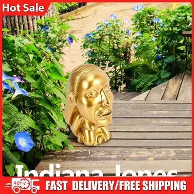 Indiana Jones Idol Golden Fertility Statue Raiders Of The Lost Ark Cosplay Props • $30.58