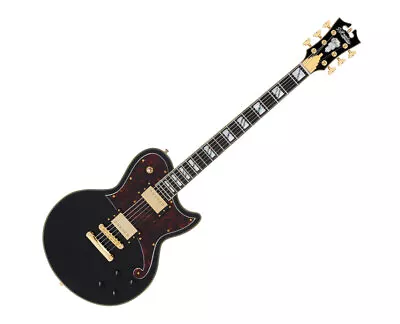 D'Angelico Deluxe Atlantic Baritone Guitar - Solid Black • $1699.99