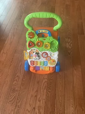 VTech 5 Piano Keys Sit-to-Stand Learning Walker - Orange (9 Months + Pre-owned • $15