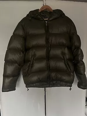 Zara Mens Shiny Green Puffer Jacket Size Medium ( M) • £25.99