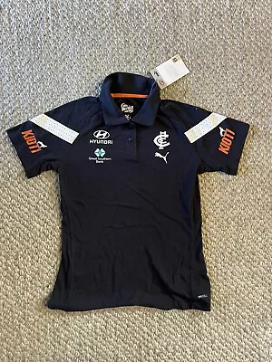 Carlton 2023 Team Polo. Size Medium. • $35