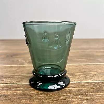 La Rochere Bee Tumbler Green Glass France • $32.28