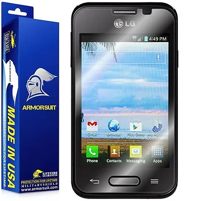 [2-Pack] ArmorSuit LG Optimus Fuel L34C Case Friendly Screen Protector • $8.99