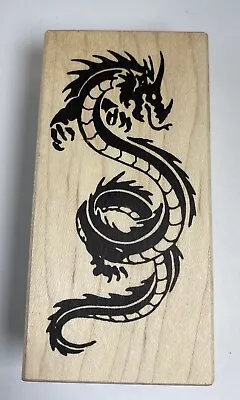 Judikins Dragon Chinese Standing Floating Asian Rubber Stamp 3547F • $7.95