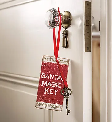 Santa's Magic Key Ornament For Apartment Or Non Chimney Houses Holiday Christmas • $14.99