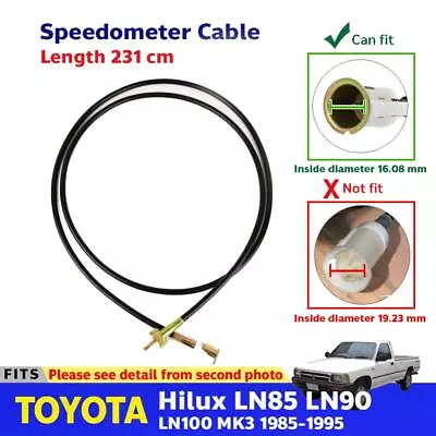 Speedometer Cable Fit For 1989-95 Toyota Hilux 5th Gen LN80 LN85 LN100 Pickup • $39.81