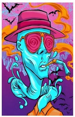 $14.99 • Buy Art Print, Hunter S Thompson Fear Art, Loathing Las Vegas Original Artwork