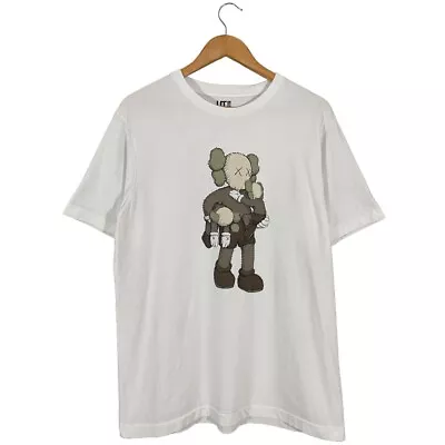 KAWS X Uniqlo Clean Slate Companion T-shirt White Mens Size Medium • $28.93