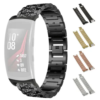 Set In Drill Bracelet Smart Watch Band Strap For Samsung Gear Fit 2/ Fit 2Pro • $28.90
