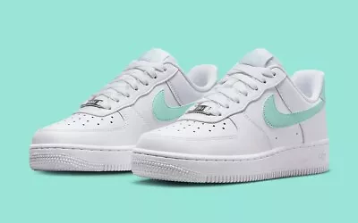 Nike Air Force 1 Low 'Jade Ice' White Shoes Womens Size US 9.5 NEW DD8959-113 ✅ • $160