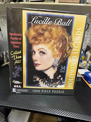 I Love Lucy Lucille Ball 1000 Pc. Puzzle Hollywood Legends White Mountain Sealed • $29.99