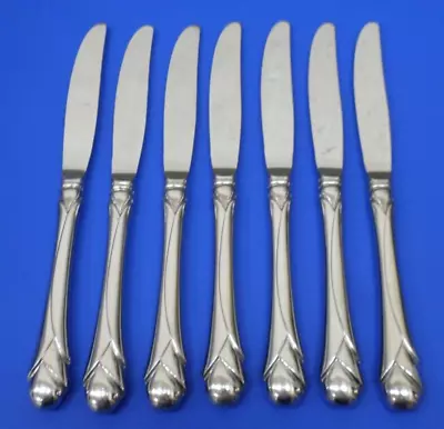 7 - Mikasa Gerald Patrick SWEET PEA Stainless 18-8 Japan Flatware DINNER KNIVES • $28.95