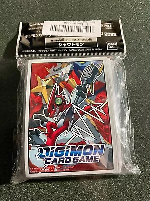 Bandai Digimon Card Game (60) Sleeves - Shoutmon - [TCG CCG] [PKMN MTG] NEW • $10.95