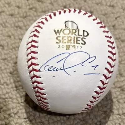 CARLOS CORREA 2017 World Series Signed Baseball TRISTAR AUTHENTICATED ASTROS • £80.34